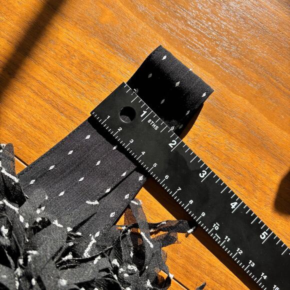 Kaelyn-Max Black Off-Shoulder Top with Bell Sleeves Size XL - Picture 4 of 12